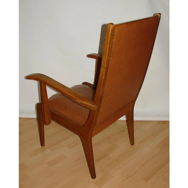1950s Beech Side Chair, 1950s For Sale - Image 5 of 14