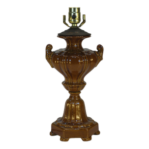Early 20th Century Neoclassical Urn Ceramic Table Lamp