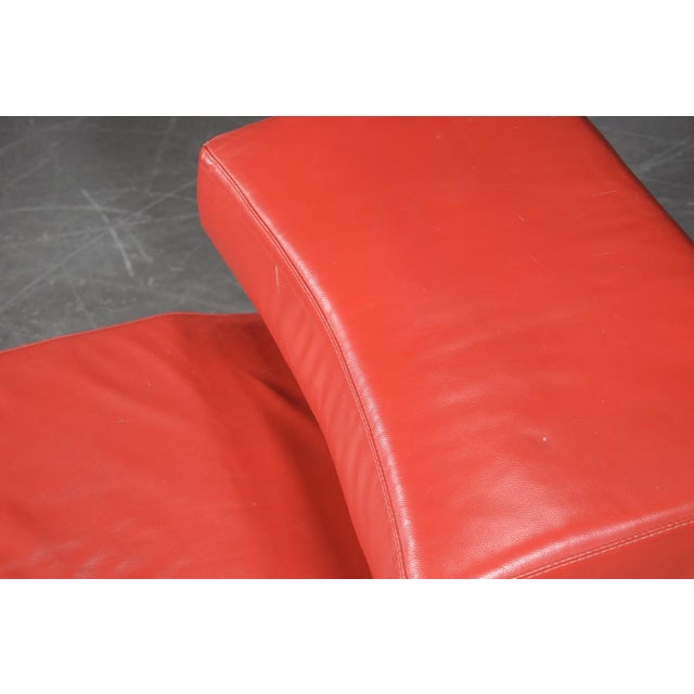 1950s Vintage Red Chaise Lounge Chair Chairish