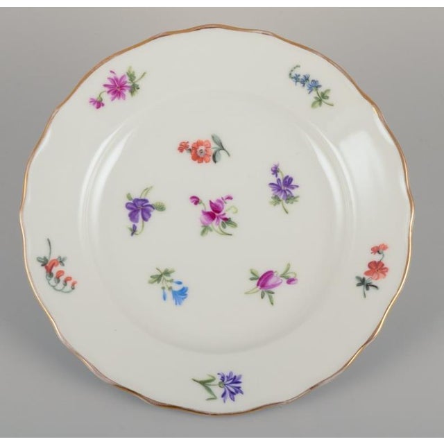 Small German Porcelain Lunch Plates from Silesia, 1930, Set of 6 For Sale - Image 4 of 10
