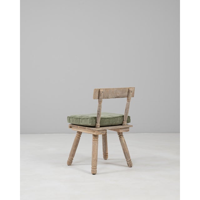 French Provincial 20th Century French Wooden Chair With Upholstered Cushion For Sale - Image 3 of 18