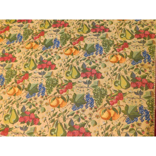 1980s 1980s French Tapestry Featuring Fruits For Sale - Image 5 of 10