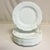 This set of 8 Milk Glass Dinner Plates are from the Colony Brand division of Indiana Glass Company. They feature a grape...