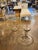 The product is a pair of Murano pink glass side tables with a clear glass top. These elegant and stylish tables add a...