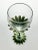 2020s Forever International Green Enamel Metal Flower Wine Glasses - Set of 4 For Sale - Image 5 of 9