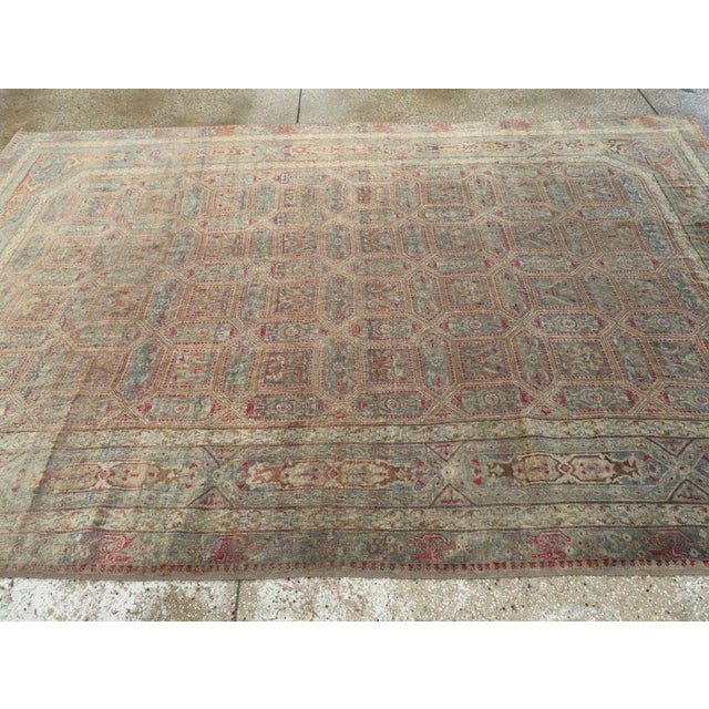 Textile Galerie Shabab Collection Early 20th Century Handmade Turkish Herekeh Accent Rug For Sale - Image 7 of 11