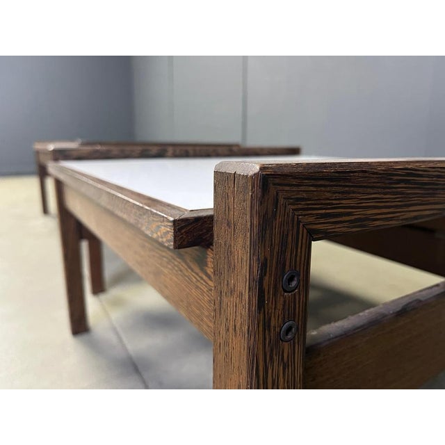 Belgian Coffee Tables in Wenge by Beaufort, 1960s, Set of 2 For Sale - Image 6 of 13