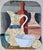 Cream G. Ugolini Pietra Dura Framed Natural Stone Still Life Wall Art, 1950's For Sale - Image 8 of 16
