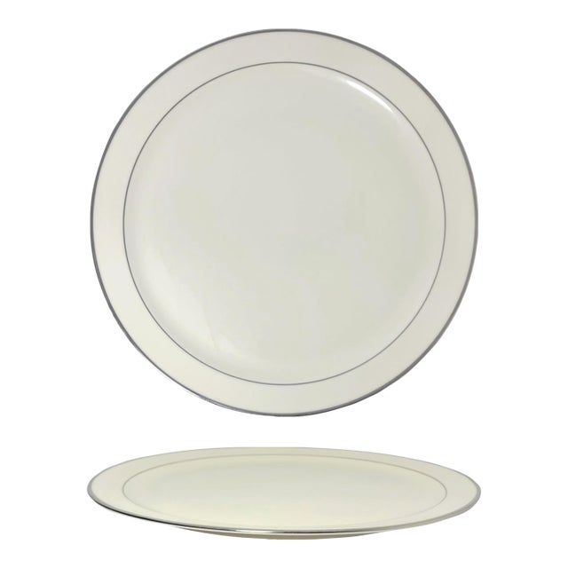 1980s Lenox “Montclair” Bone China Round Platter For Sale