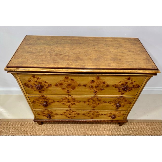 Baker Furniture Company Baker Furniture Milling Road Painted Chest With Concealed Interior Drawers For Sale - Image 4 of 11