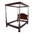 Henkel Harris Queen Mahogany Poster Bed W/Optional Canopy For Sale