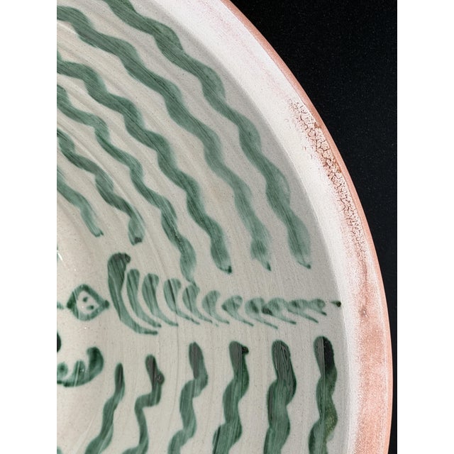 Large Spanish Fajalauza Ceramic Lebrillo Bowl For Sale - Image 3 of 11