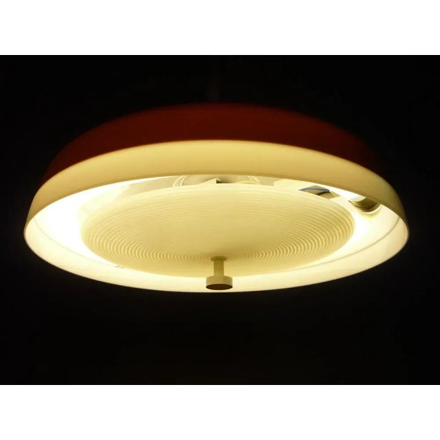 Mid-Century Modern Space Age Commuter Train Lamp from Siemens, 1960s For Sale - Image 3 of 10