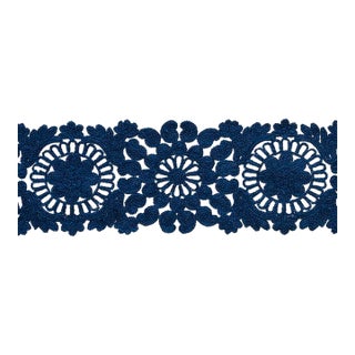 Sample - Schumacher Joelle Tape in Blue For Sale