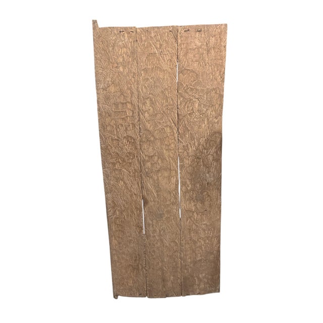 Vintage Dogon Granary Door With Chiwaras /Crocodiles Mali African 74" H For Sale - Image 10 of 10