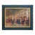 Late 20th Century Johannes Josephus (Jan) Hovener - Parisian Street Scene, Oil on Canvas For Sale
