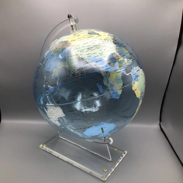 Trippensee Planetarium Acrylic Spectrum Globe on Stand For Sale - Image 13 of 13