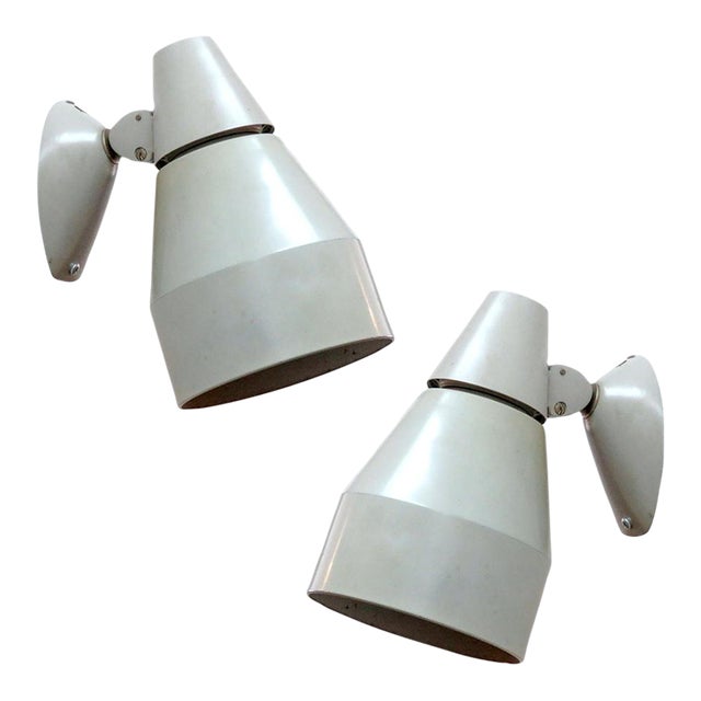 Pair of Kaiser Leuchten Wall Lamps, 1940 For Sale