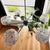 Mid-Century Modern 6-Arm Chandelier with Pressed Glass Shades, Late 20th Century For Sale - Image 4 of 17