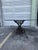 George Dell Inc Twisted Wrought Iron Tree Branch Dining Table Unsigned showing oxidation to twisted branches which goves...