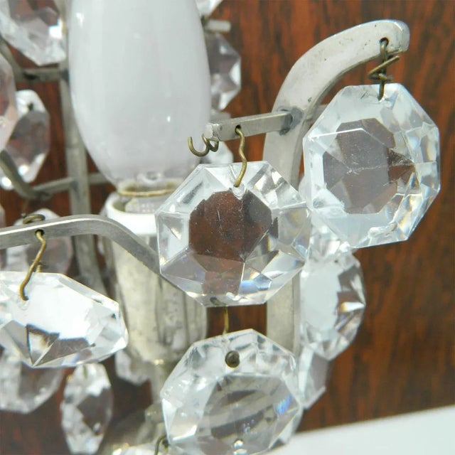 Crystal Glass Table Lamp from Bakalowits Vienna, 1960s For Sale - Image 8 of 9