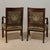 Wood Pair 19th Century French Empire Period Mahogany Armchairs ~ Fauteuils For Sale - Image 7 of 17