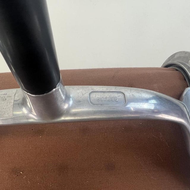 Camel Leather Soft Pad Group Chair by Charles and Ray Eames for Herman Miller, 1960s For Sale - Image 10 of 11