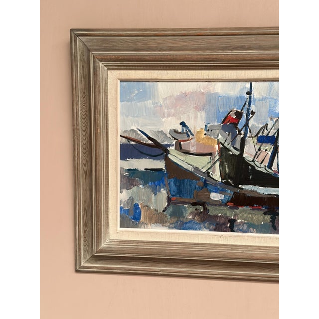 Gösta Stawåsen, Marine Scene, 1950s, Oil on Panel, Framed For Sale - Image 14 of 18