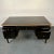 French Hollywood Regency Style Ebony Lacquer Executive Desk / Writing Table For Sale - Image 4 of 13