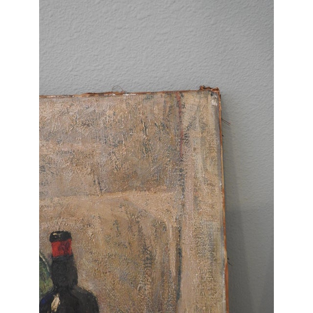 Mid-Century Modern Mid 20th Century Impressionist Wine and Fruit Still Life Painting For Sale - Image 3 of 12