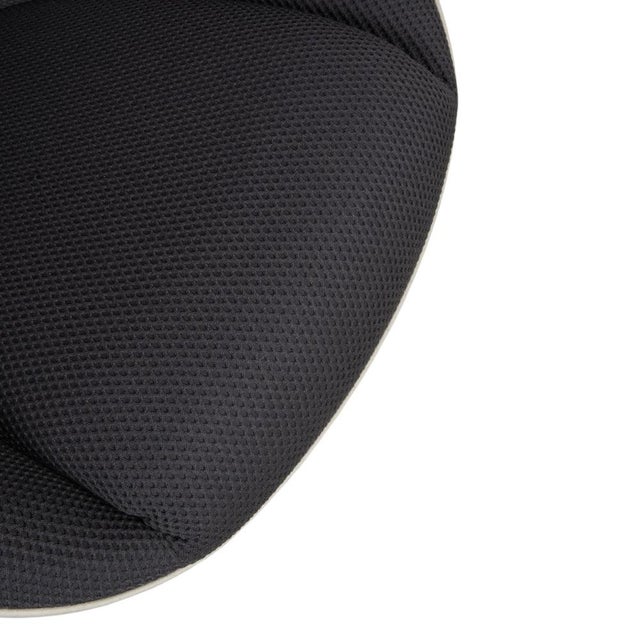 Edito Swivel Armchair in Grey and White Upholstery from Roche Bobois For Sale - Image 6 of 14