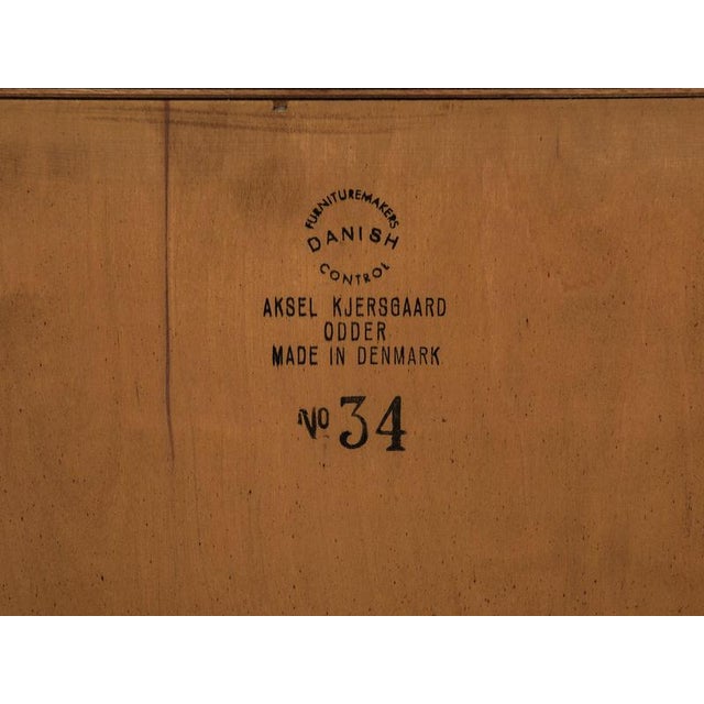 Mid-Century Danish Model 34 Chest of Drawers in Teak by Kai Kristiansen for Aksel Kjersgaard 1960s For Sale - Image 11 of 12