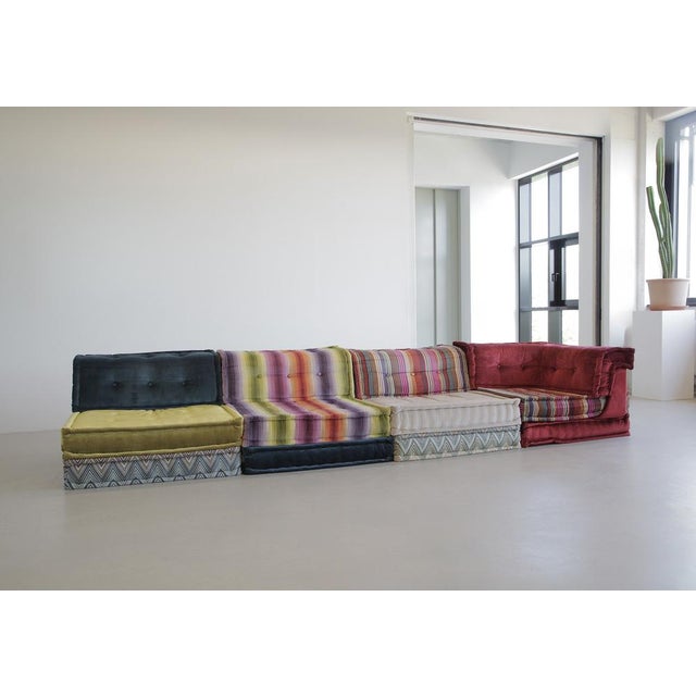 Mah Jong Sofa by Hans Hopfer for Roche Bobois, 1971, Set of 4 For Sale - Image 11 of 12