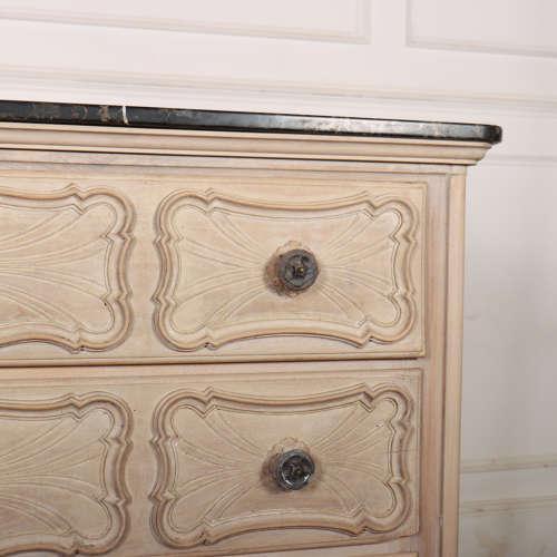 French Bleached Oak Commode For Sale - Image 6 of 11