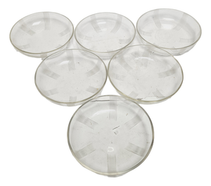 Vintage Art Deco Teller Pads for Desserts, 1930s, Set of 6