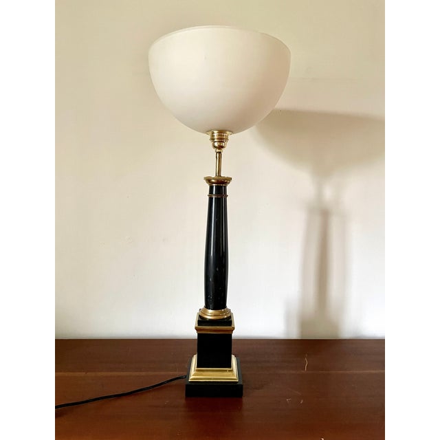 Hollywood Regency Parquet Lamp, 1950s For Sale - Image 11 of 11