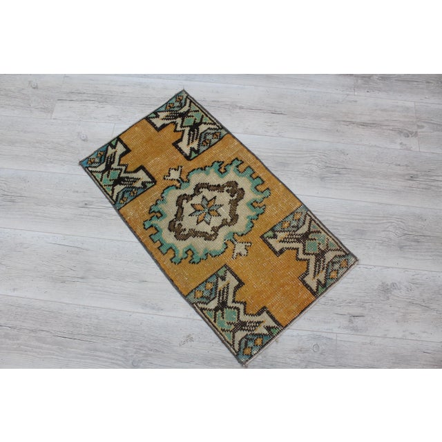This gorgeous hand knotted traditional Vintage Turkish Anatolian area rug is approximately 60 years old in excellent...