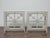 French 19th Century Pair of French Painted Iron Consoles With Carved Wood Panels and Marble Tops For Sale - Image 3 of 11