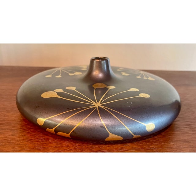 Ceramic Vintage Ikebana Stoneware Vase/ Incense Burner For Sale - Image 7 of 10