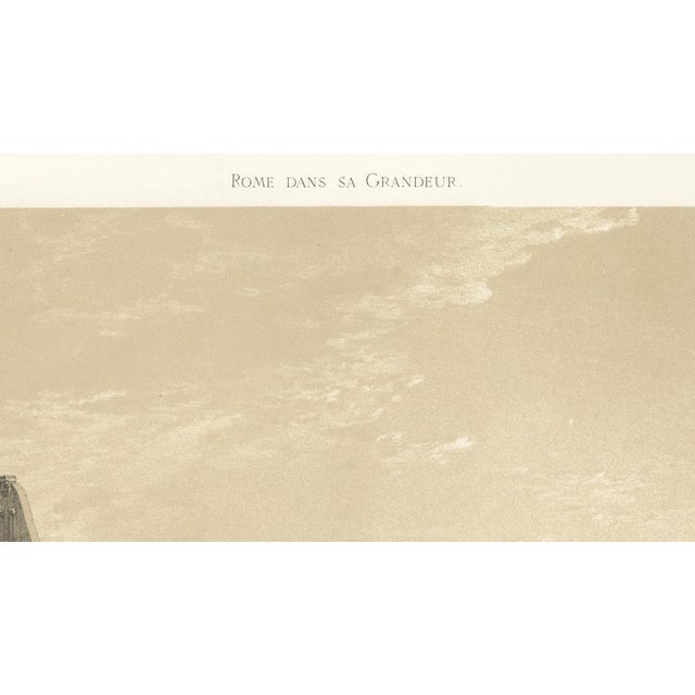 After Bayot, Colosseum and Arch of Constantine, Rome, 1869, Lithograph For Sale - Image 9 of 10
