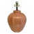 Late 20th Century Salmon Colored Ceramic Lamp For Sale