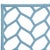 David Francis Silas Headboard Twin - Pool Blue For Sale - Image 4 of 6