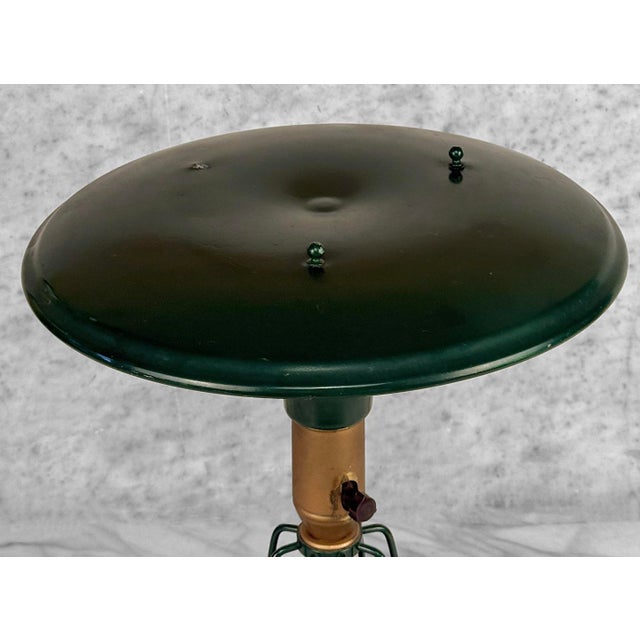 Leroy C. Doane Mid-Century Gren Ufo Flying Saucer Sight Light Table Lamp For Sale - Image 4 of 8