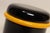 Vintage Italian Black and Yellow Lidded Ceramic Jar by Pino Spagnolo for Sicart For Sale - Image 9 of 10