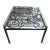 1990s Solid Stock Wrought Iron Coffee Table For Sale