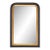 Louis Philippe Black and Gold Mirror For Sale