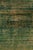 Textile Rug & Kilim’s Modern Textural Square Rug, Warm Tone-on-Tone Green and Gold For Sale - Image 7 of 9
