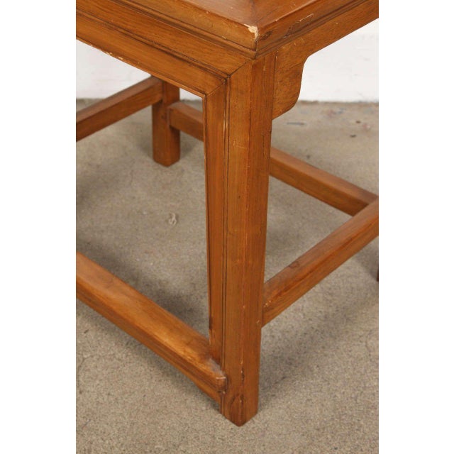 Wood 20th Century Ming Style Chinese Dining Room Chairs- Set of 8 For Sale - Image 7 of 12