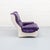 Animal Skin Set of Orchid Lounge Chair by Michel Cadestin for Airborne, 1970s For Sale - Image 7 of 16
