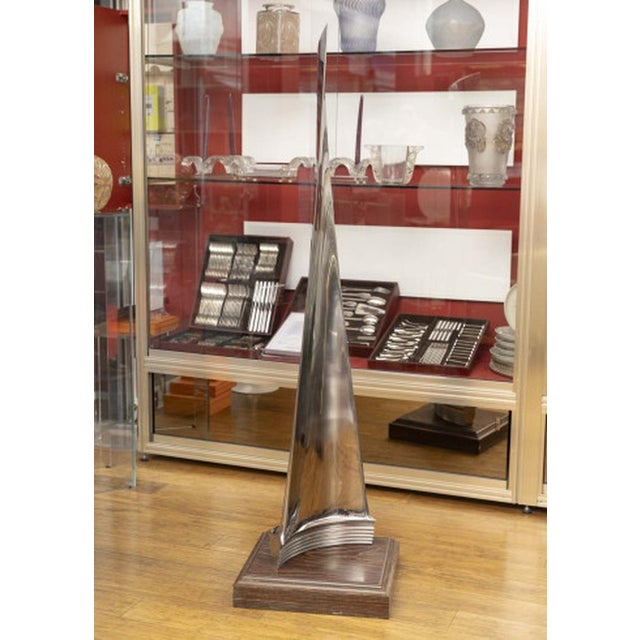 Metal Propeller on a Base, 1950s For Sale - Image 7 of 7